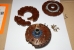 Parts and contact pins of a (demolished) T-204 cipher wheel