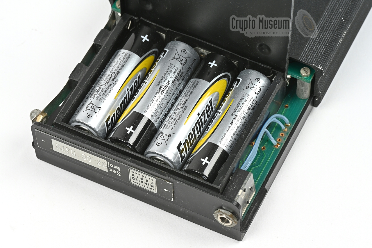 Batteries installed (4 x AA-size)