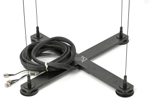 Antenna set with magnet mounts