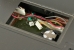Accessory compartment at the top