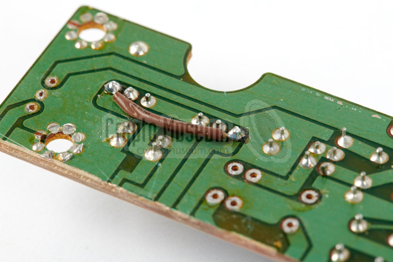 Loop wire at the bottom to restore speaker connection
