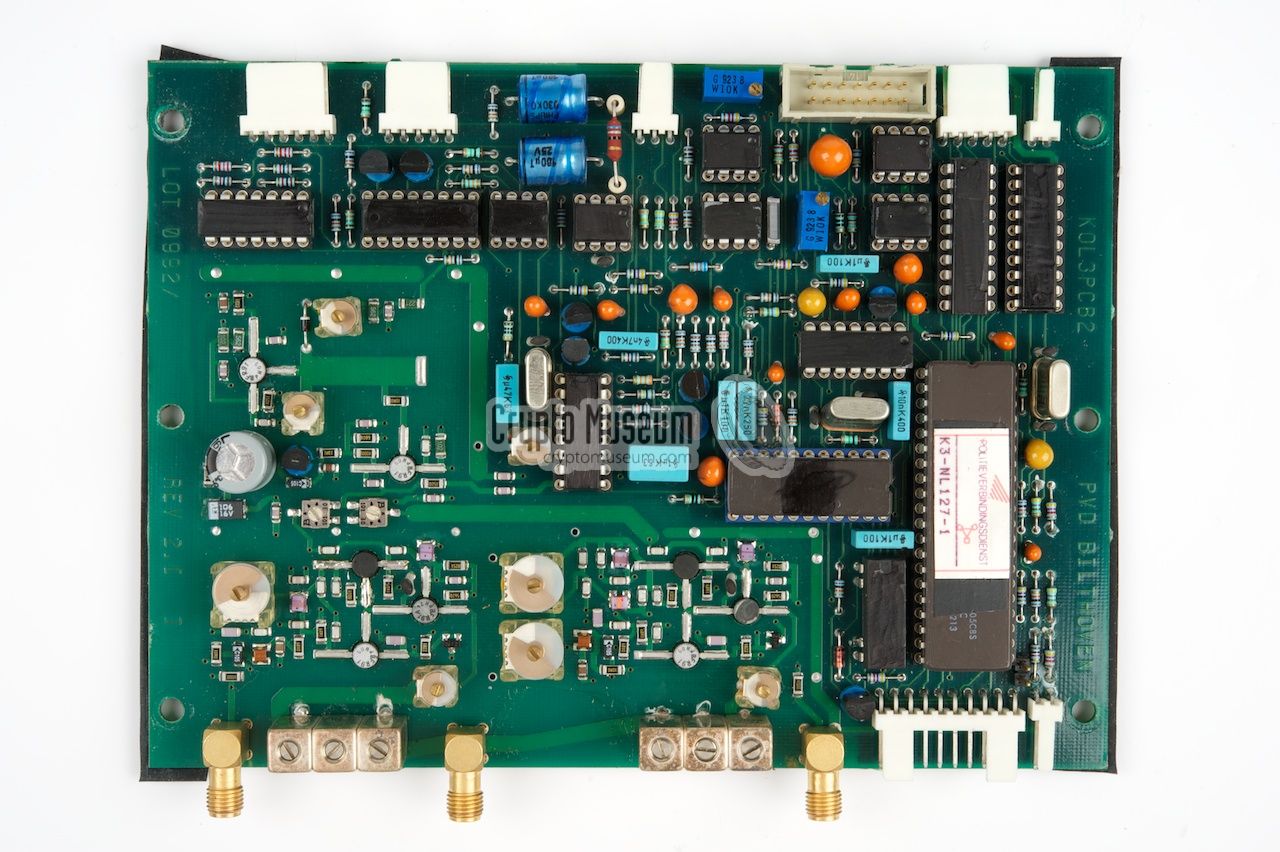 PCB2 holding the front-end (bottom left) and the CPU