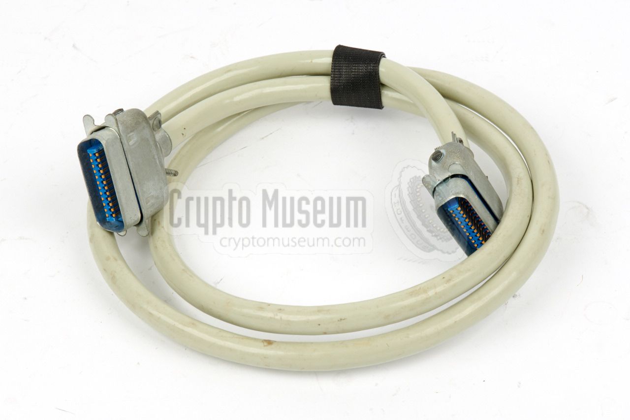 Cable between display interface (INT) and remote control unit (RCU)