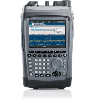 Front panel of the PR-100. Photograph from PR-100 brochure [1]. Copyright Rohde & Schwarz.