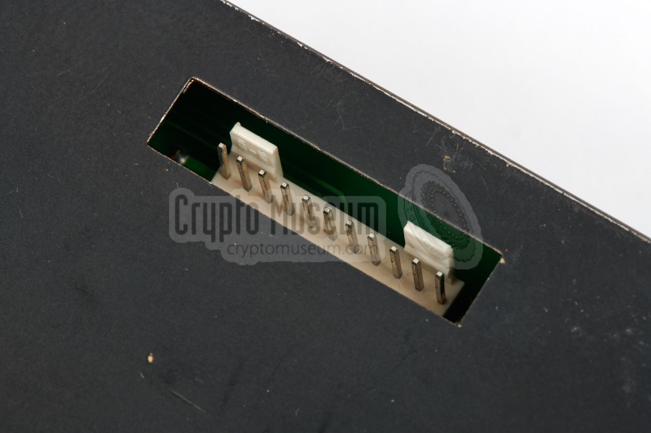 11-pin socket at the rear