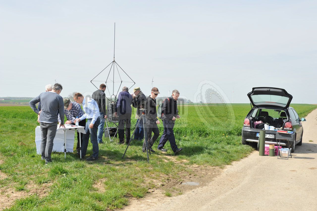 Some of the people involved in the test