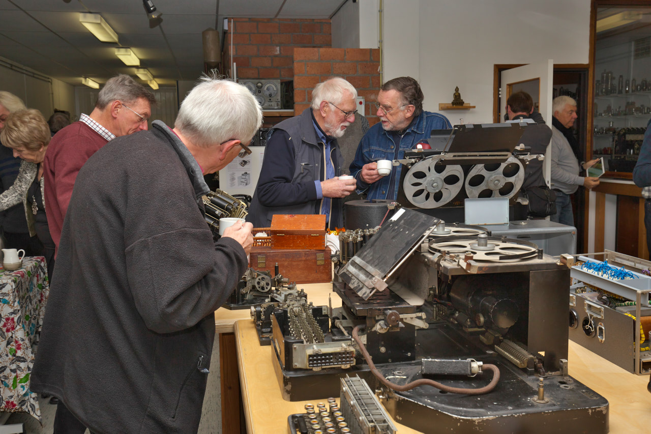 How often can you touch a disassembled Typex machine?