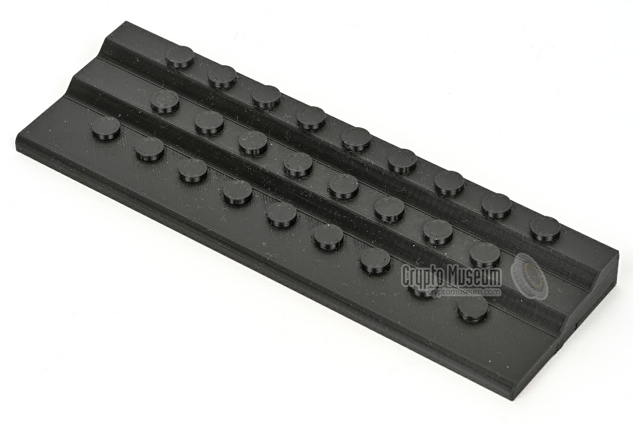 3D Printed keyboard overlay (without key tops)