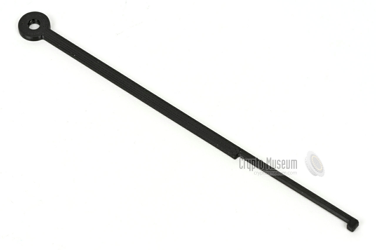 Power switch operating lever