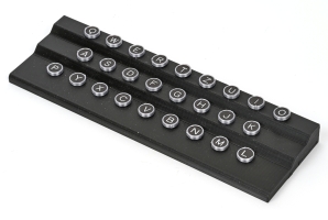 3D printed keyboard overlay