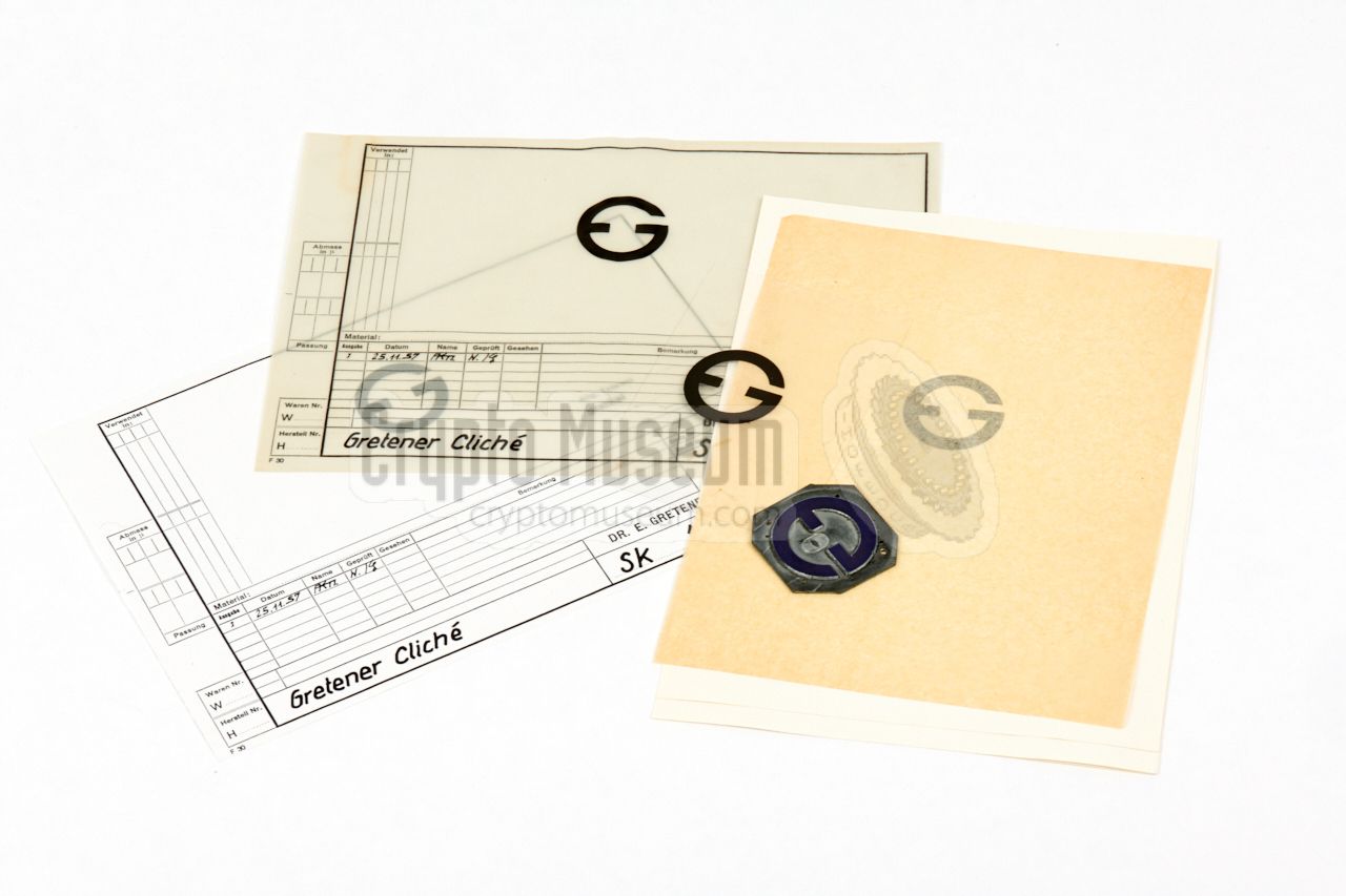 Official design of the Gretag monogram