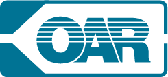 OAR logo (first registered in July 1969. Still registered in 2016 by Cubic Communications Inc.)