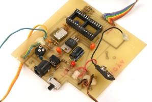 PCB (with Motorola microcontroller removed)