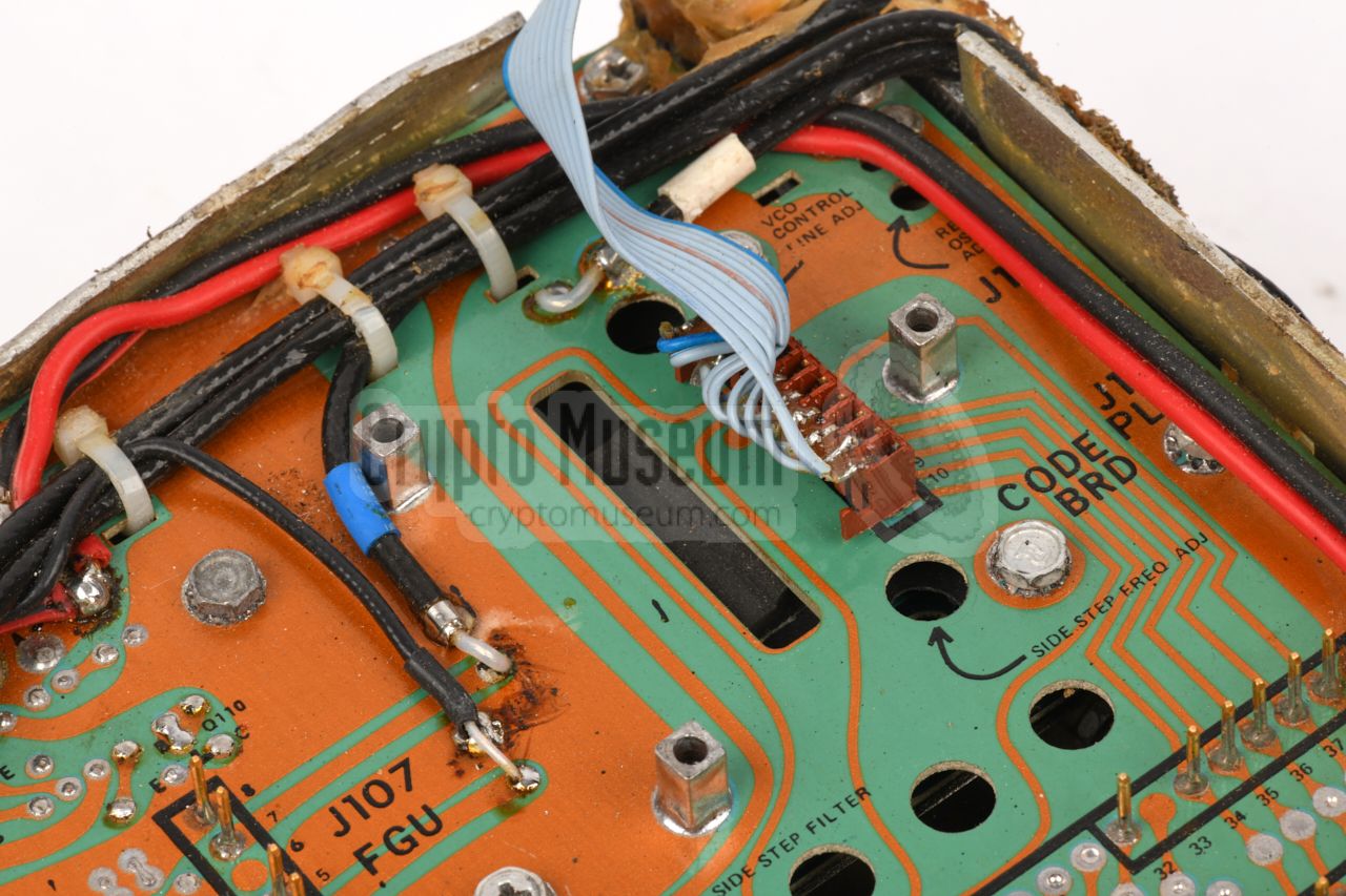 Codeplug socket with wiring to thumbwheels