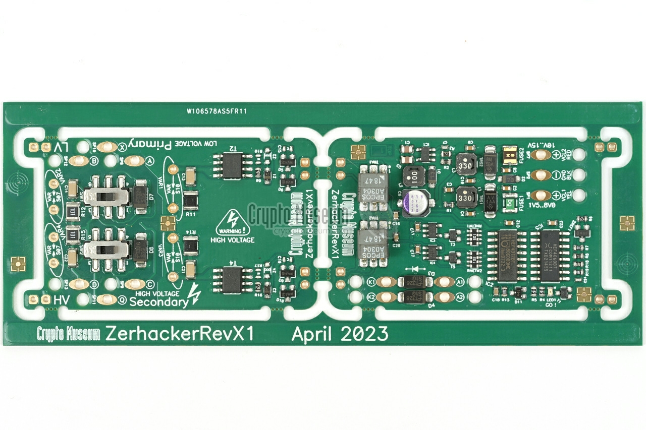 Completed Zerhacker PCBs - top view