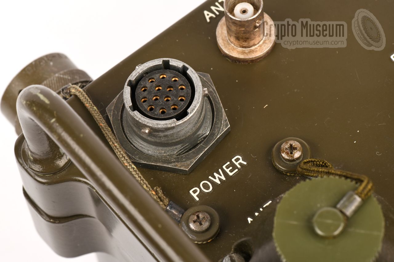 Power socket (for connection to voice encryptor)