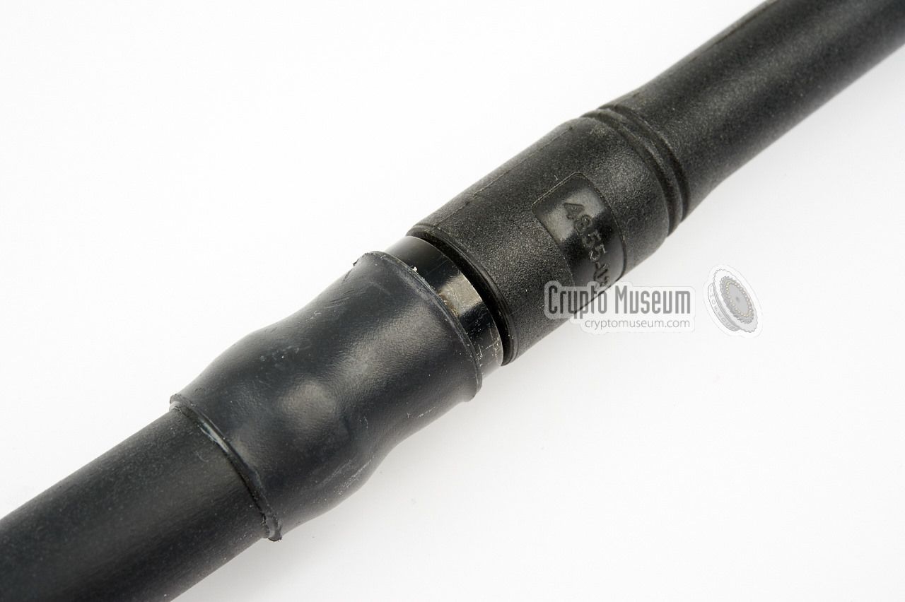 Antenna mounted on top of the gooseneck