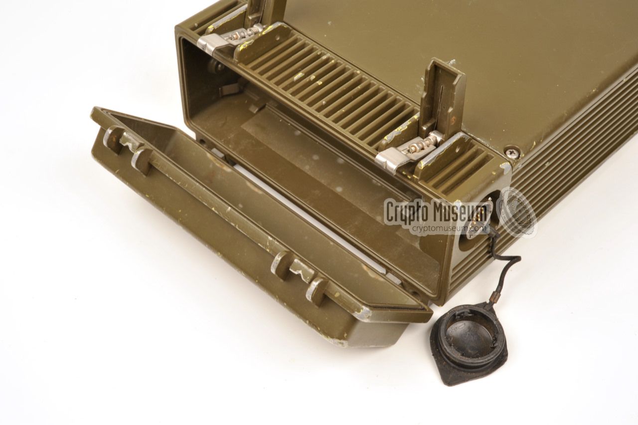 Battery compartment - open