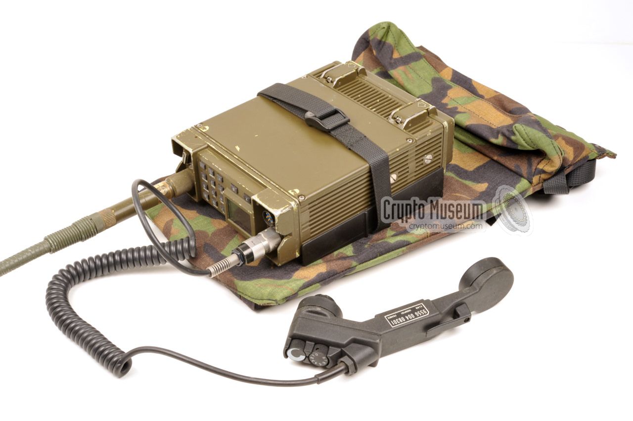 SPIDER radio installed on manpack harness