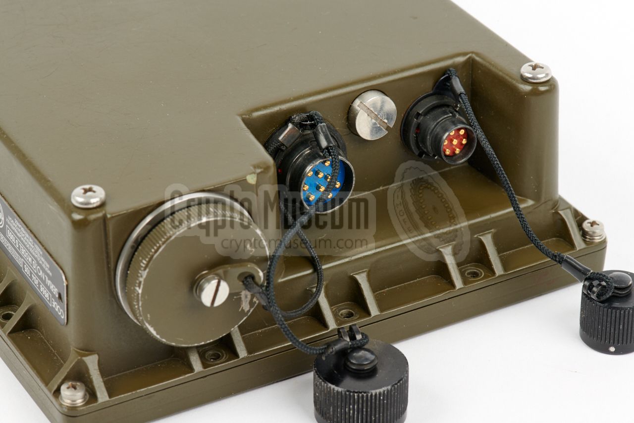 Radio socket (left) and RS232 interface (right)