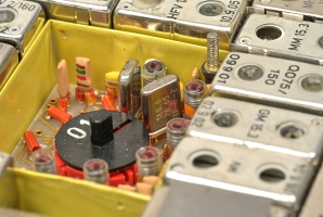 Miniature crystals inside the crystal compartment