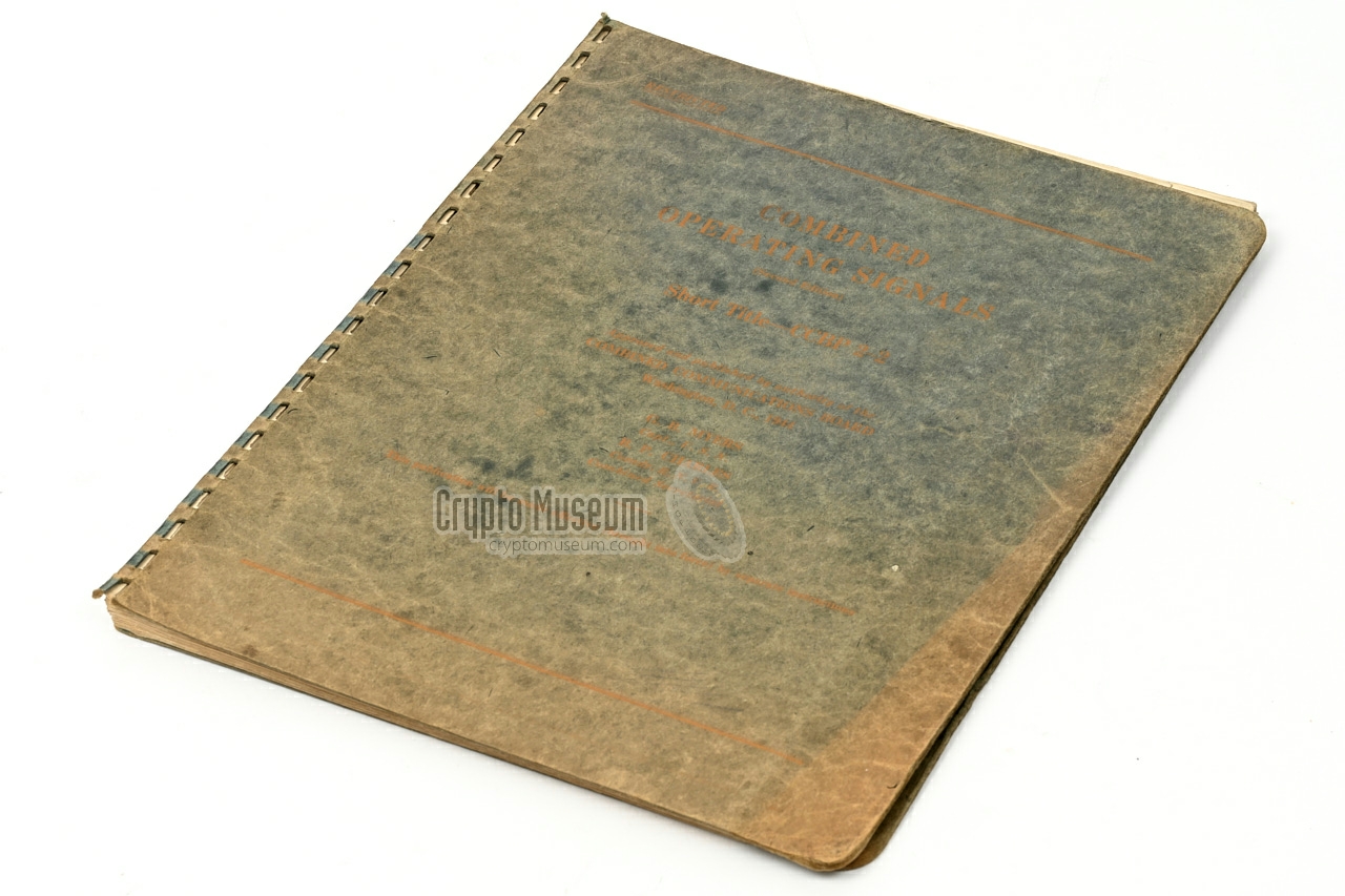 Vombined Operating Signals (Q-codes) 1944