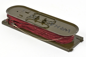 Metal spool with antenna wiring