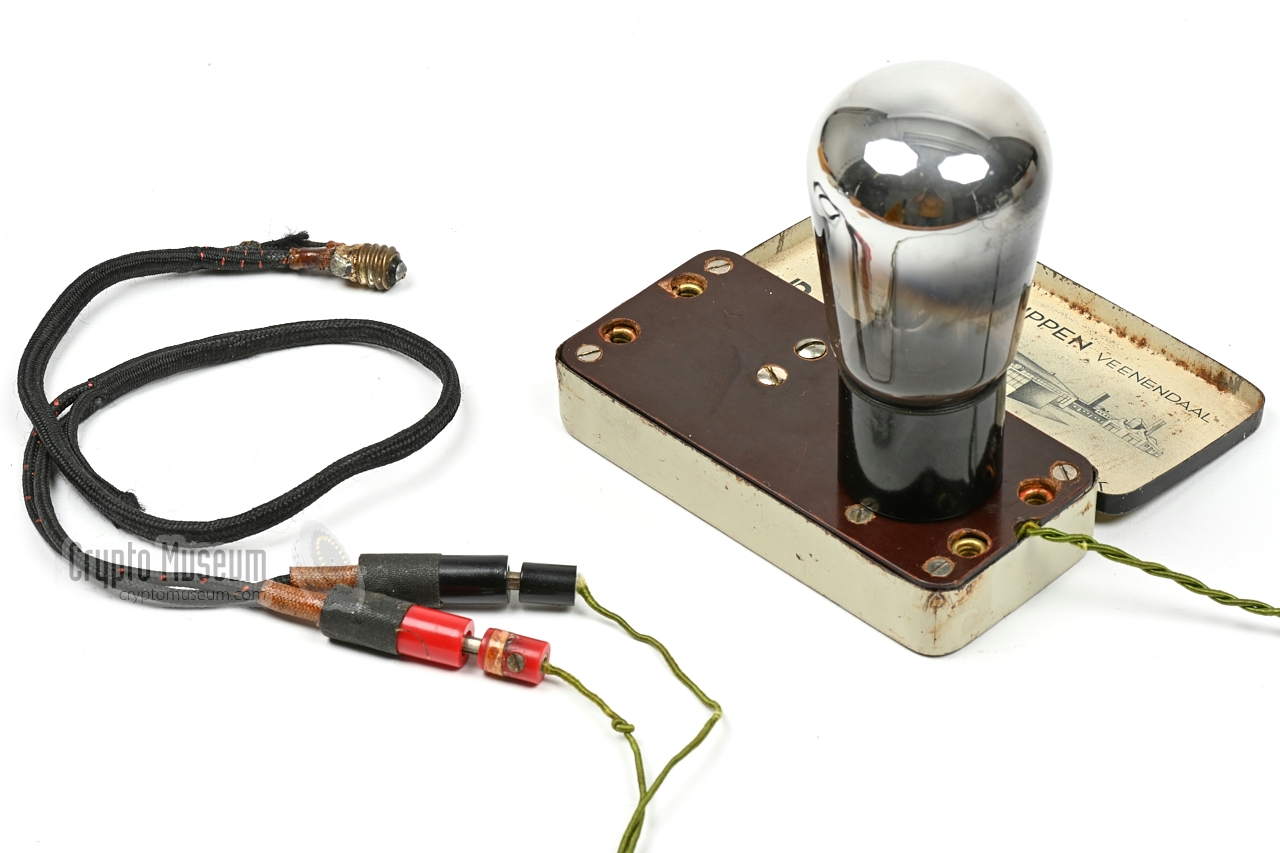 Receiver with valve and torch light power cable