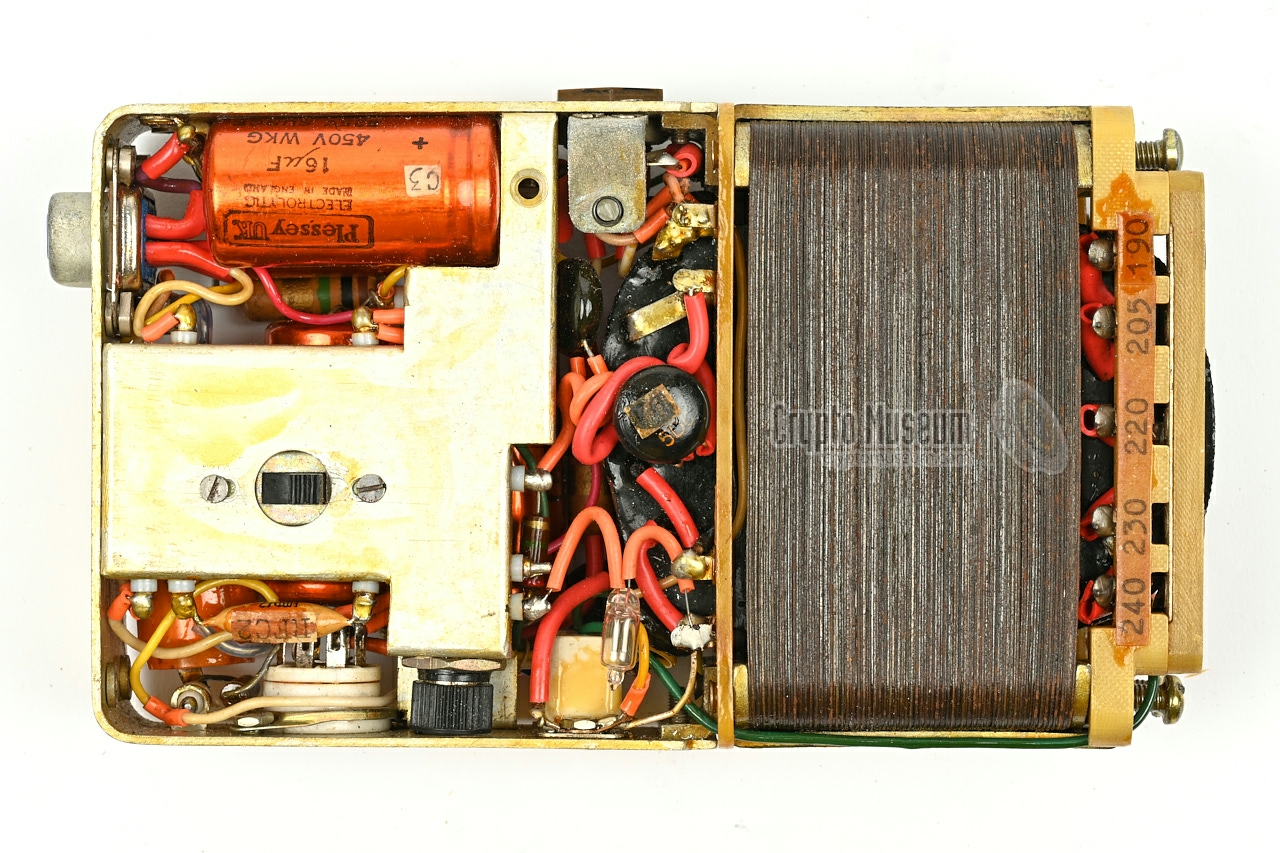 PD3 power supply unit (later version) interior - bottom view