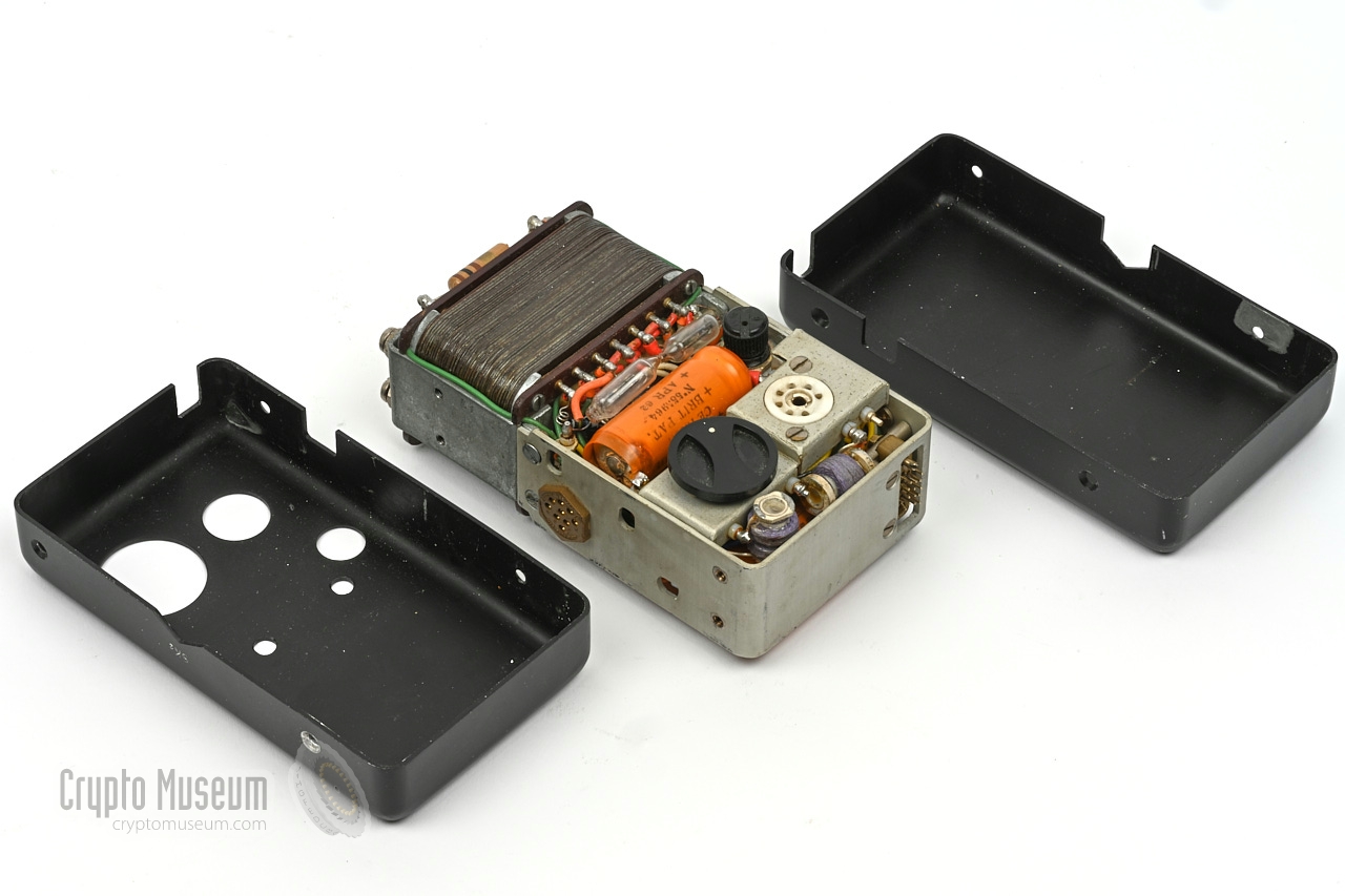 Power supply with removed case shells