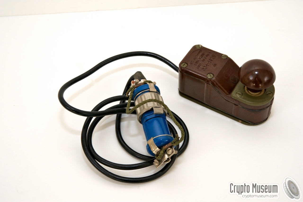 External morse key with cable and connector