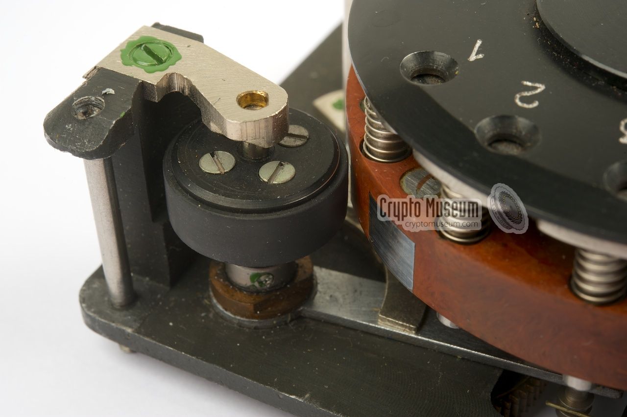 Close-up of the drive wheel