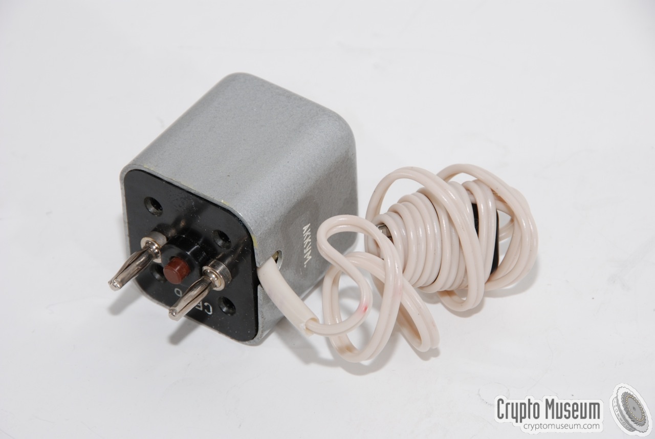 Mains battery charger (bottom view)