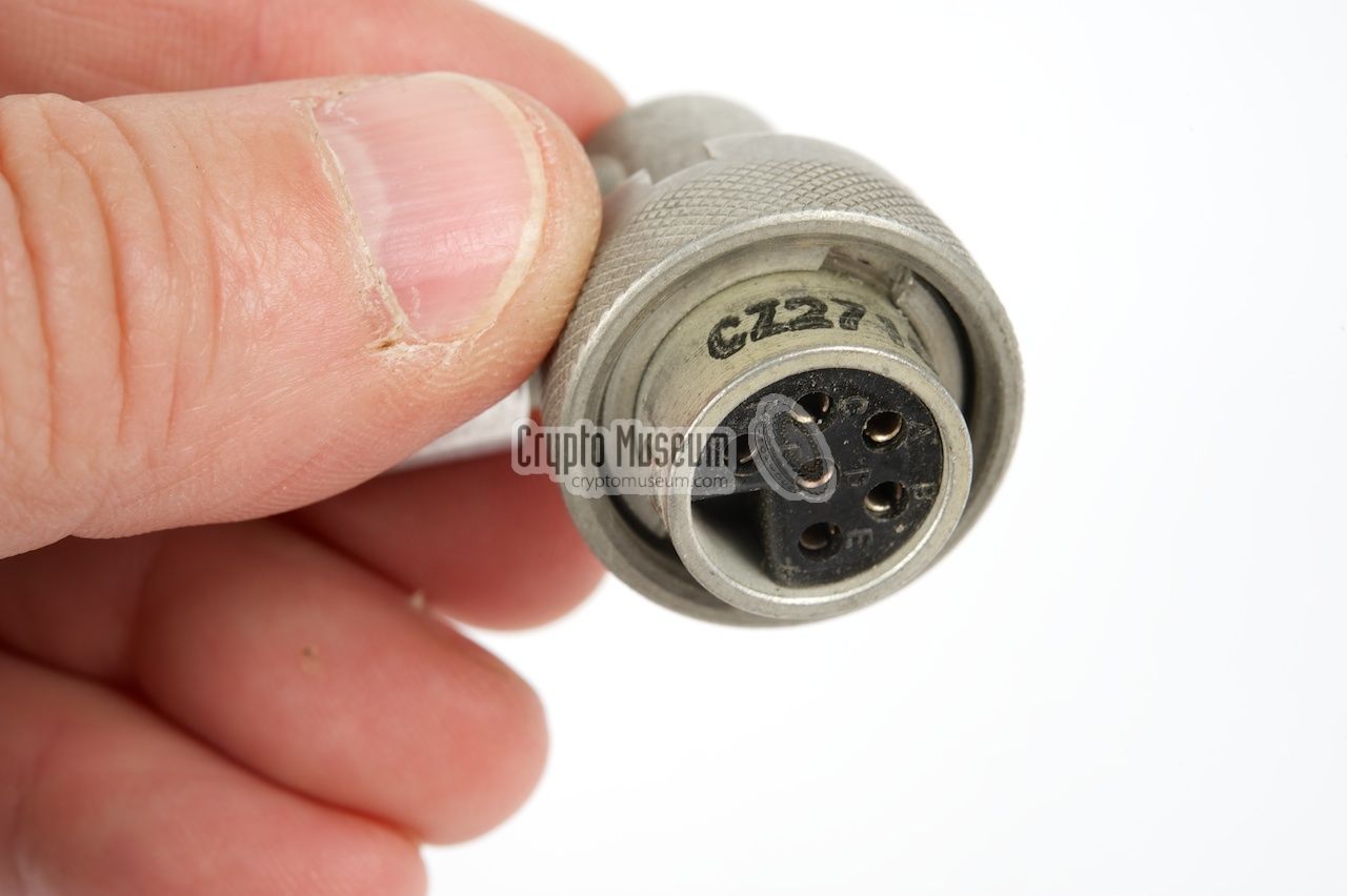 Close-up of power plug