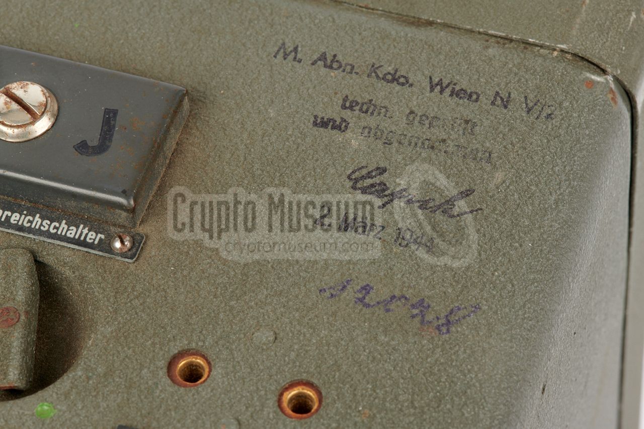 Marine acceptance stamp of 2 March 1944