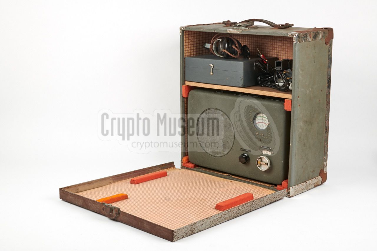  Transport case with Radione R3 in stowed position