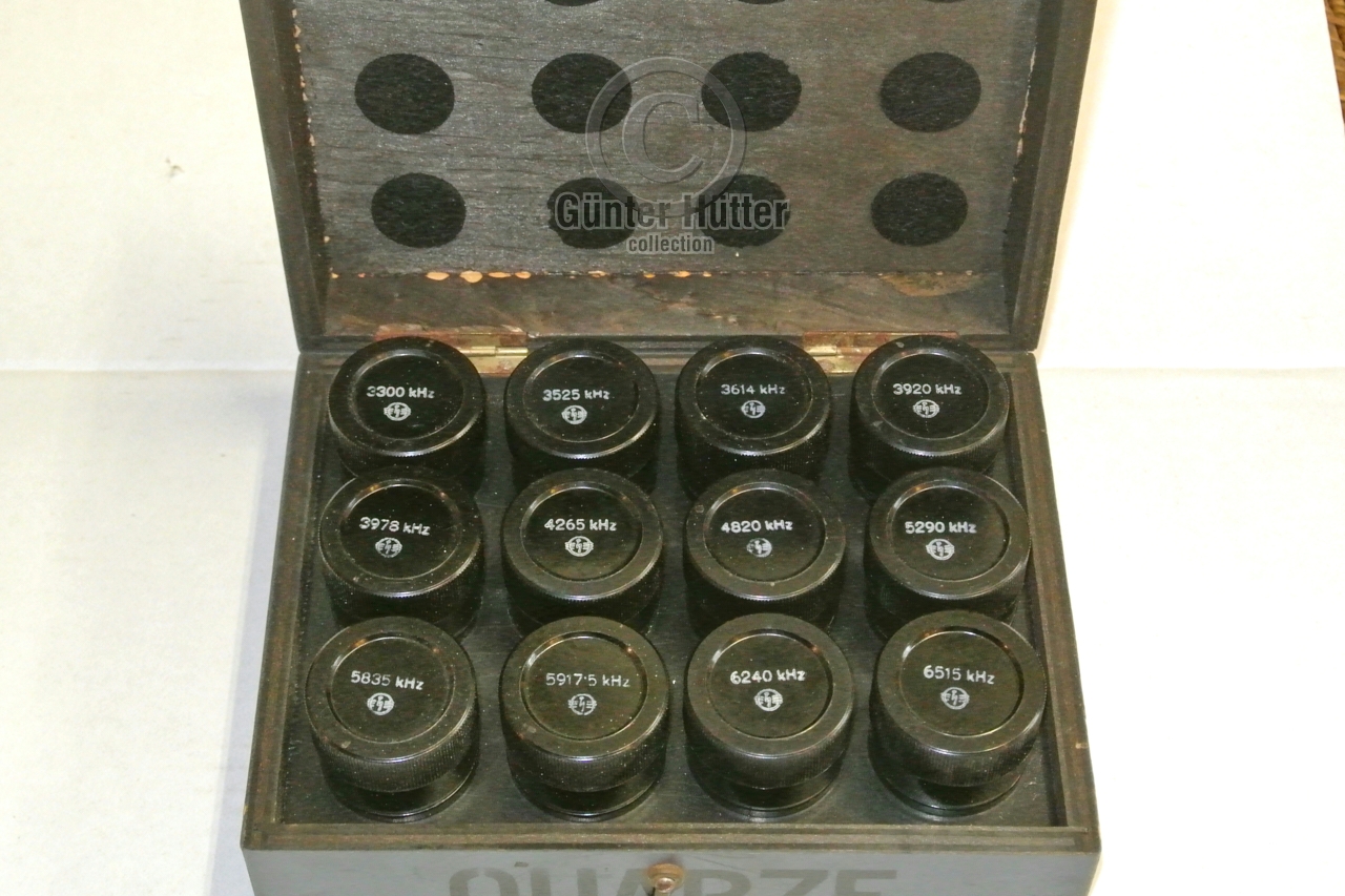 Original wooden box with quartz crystals. Photograph kindly supplied by G�nter H�tter [6]