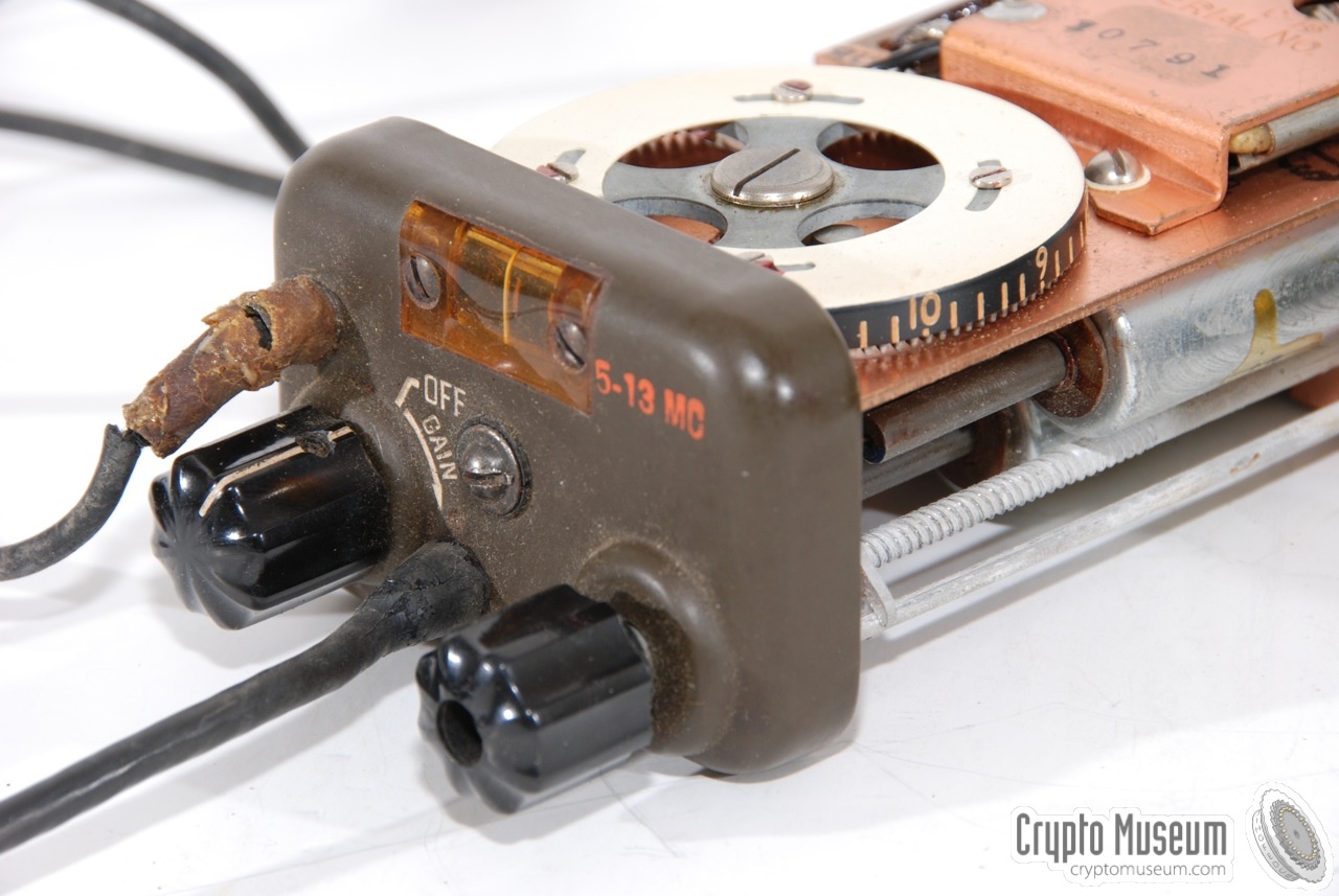 Close-up of the dial