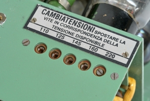 Transmitter - mains voltage selector