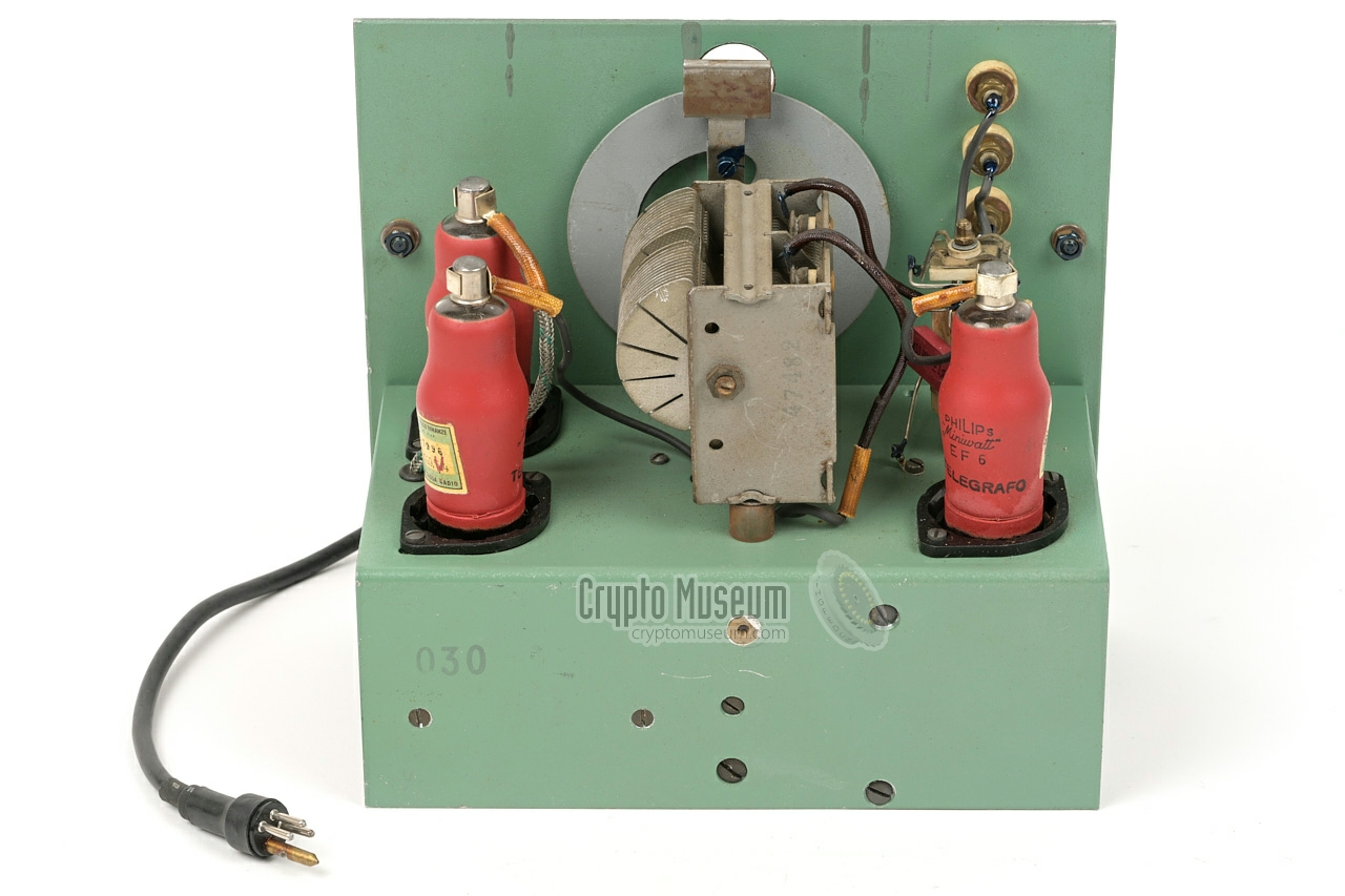 Receiver interior - rear view
