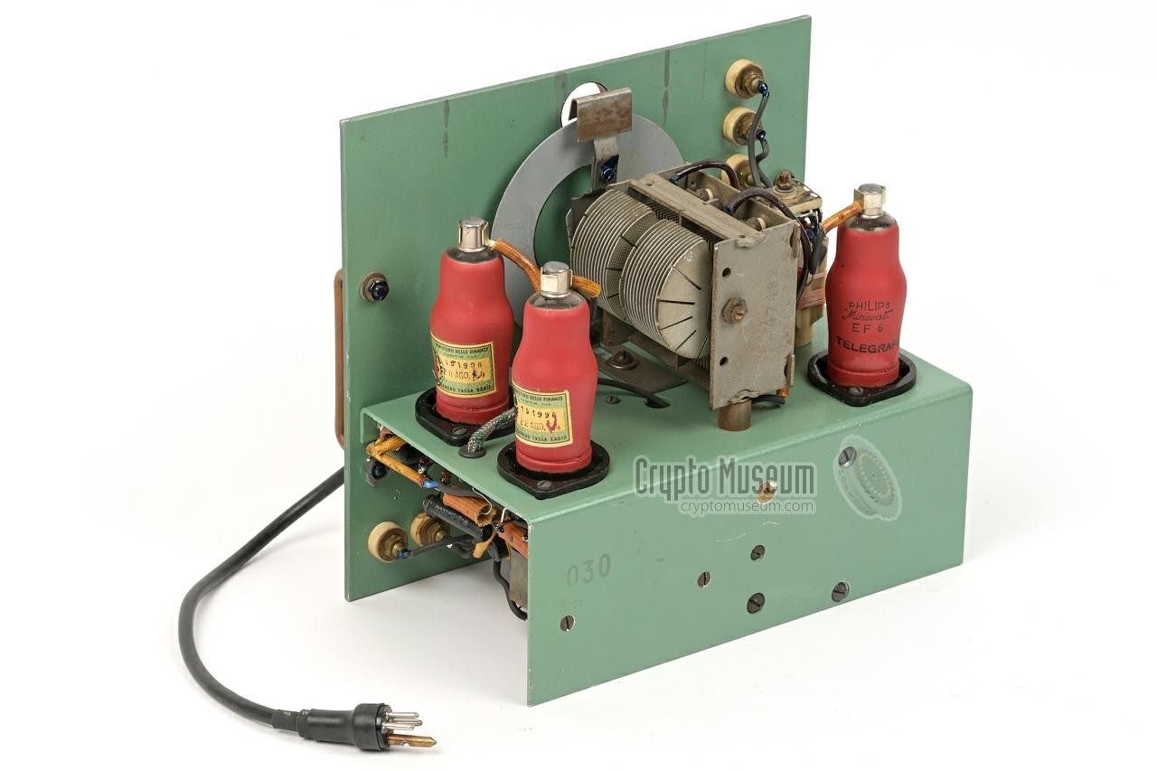 Receiver interior - rear view