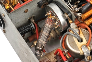 Close-up of installed reproduction valve