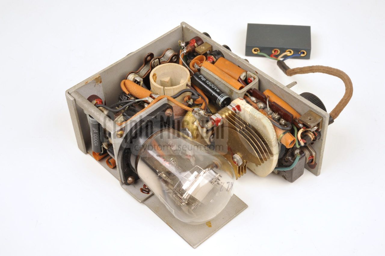 Transmitter interior - seen from the rear