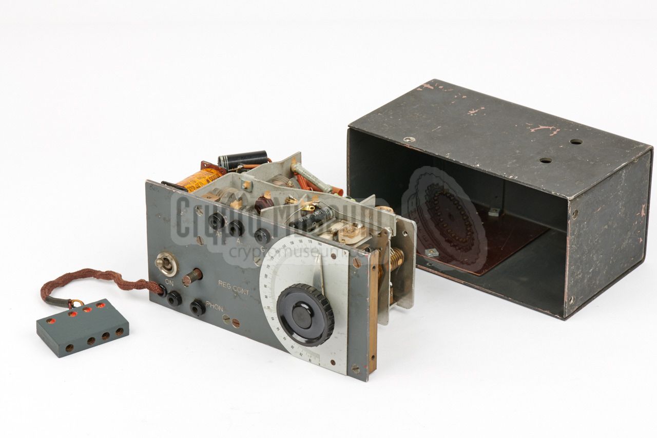 Receiver outside its enclosure