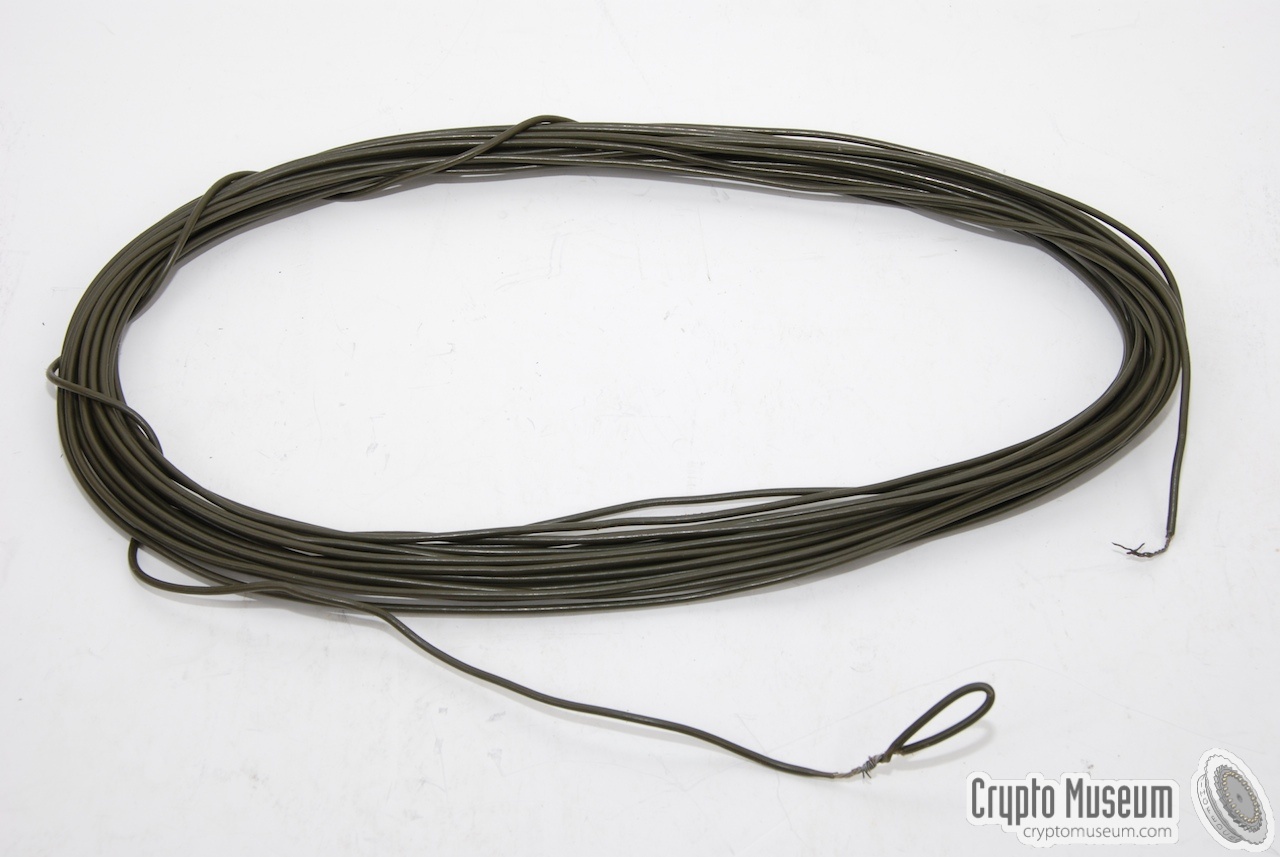 Military wire to be used as antenna