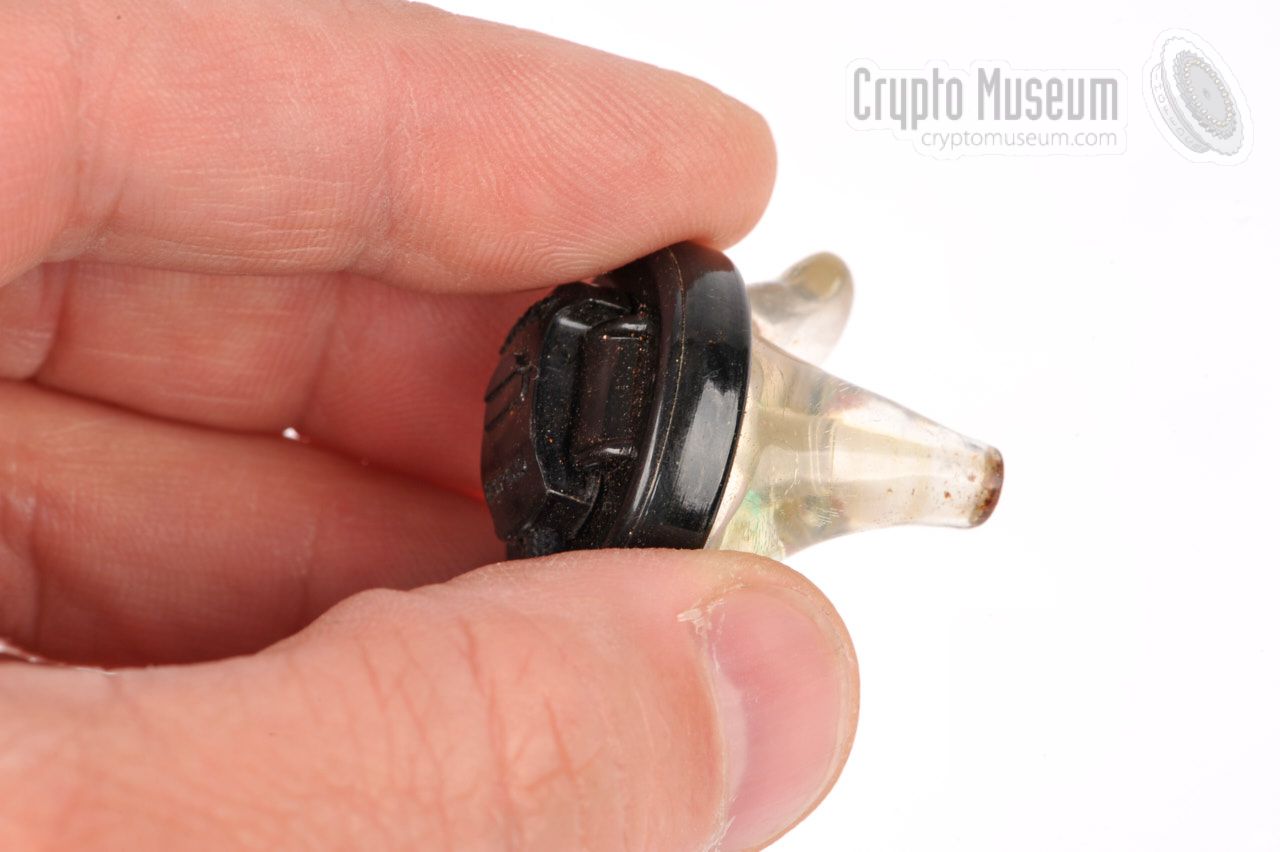 Ear piece seen from the side