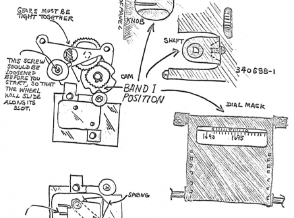 Snippet from the hand-made disassembly and modification drawings [D]