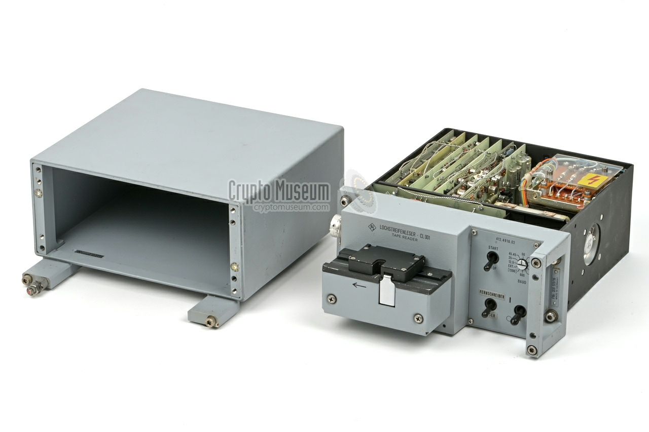 CL-001 removed from the enclosure