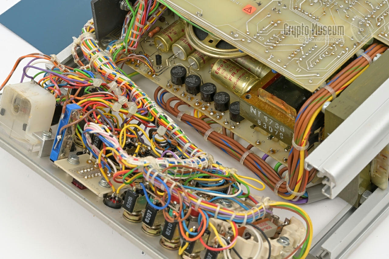 Interior - front panel and lower PCB