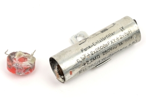 Exploded  mains filter